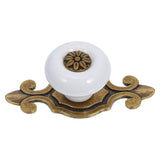 Vintage Door Knob Handles Zinc Alloy Cabinet Handle Retro Ceramic Knobs Drawer Pulls Handle for Kitchen Wardrobe Furniture Hardware