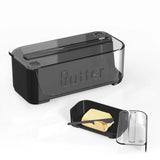 1PC, Creative Butter Box With Cover And Cutter - Transparent Household Saucer For Kitchen Gadgets