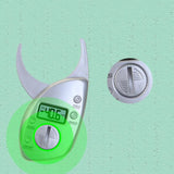 1PC Digital Body Fat Caliper Fitness Body Fat Caliper Fat Measuring Tool with Clear Display Portable Fat Digital Display
