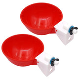 1Pcs Chicken Drinking Bowls Poultry Duck Waterer Automatic Chicken Drinker Yellow Cups For Bird Pigeon Drinking Fountain