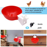 1Pcs Chicken Drinking Bowls Poultry Duck Waterer Automatic Chicken Drinker Yellow Cups For Bird Pigeon Drinking Fountain