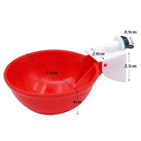 1Pcs Chicken Drinking Bowls Poultry Duck Waterer Automatic Chicken Drinker Yellow Cups For Bird Pigeon Drinking Fountain