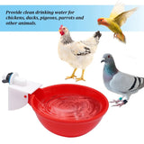 1Pcs Chicken Drinking Bowls Poultry Duck Waterer Automatic Chicken Drinker Yellow Cups For Bird Pigeon Drinking Fountain