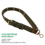 1Pcs Livestock Dog Cattle Sheep Goat Donkey Horse Cow Collar Canvas Belt Strong Durable Necklace Belay Tie Veterinary Equipment