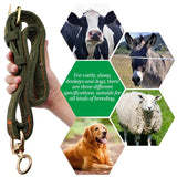 1Pcs Livestock Dog Cattle Sheep Goat Donkey Horse Cow Collar Canvas Belt Strong Durable Necklace Belay Tie Veterinary Equipment