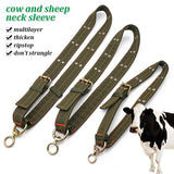 1Pcs Livestock Dog Cattle Sheep Goat Donkey Horse Cow Collar Canvas Belt Strong Durable Necklace Belay Tie Veterinary Equipment