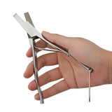 1Pcs Pig Ear Pliers Stainless Steel V-shaped U-clip Plier Clip Ear Pliers  Pig Marker Forceps Easy To Carry And Operate
