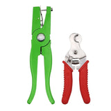 1Pcs Pig Goat Cowl Ear Tag Pliers & Tags Cutter Pliers Sheep Ear Tag Pliers Animal Ear Tag Pliers Installer Alloy