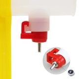 1Pcs Poultry Chicken Double Outlet Drinking Hanging Chicken Bird Quail Cups Nipple Drinker Poultry Waterer Feeding Supplies