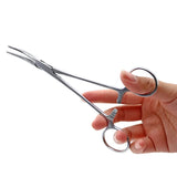 1Pcs Veterinary Pet Hemostat Fishing Forceps Stainless Steel Elbow Hemostat Locking Clamps Tool For Fishing And Farm Pig Sheep