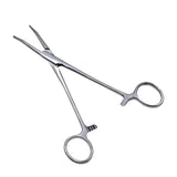 1Pcs Veterinary Pet Hemostat Fishing Forceps Stainless Steel Elbow Hemostat Locking Clamps Tool For Fishing And Farm Pig Sheep
