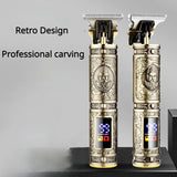 Resuxi LH-203/207 Professional Carving Mark Gradient, Men's Home Hair Clipper, Trimming White T9 Small Clipper