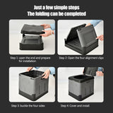 Car Bucket Strong Bearing Capacity Trash Can for Tour Emergency Self-driving Travel Portable Outdoor Camp Folding Toilet