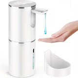 1pc Automatic Soap Dispenser, Wall Mounted Lotion Dispenser, 5 Modes Adjustable And Rechargeable Soap Dispenser, Hand Sanitizer Dispenser For Bathroom