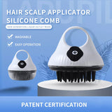 Scalp Applicator Liquid Comb For Hair Care Pneumatic Pressing Scalp Treatment Essential Hair Nutrient Liquid Guiding Tool 25Ml