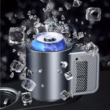 1pc Car Cooling And Heating Smart Cup With Temperature Control For Travel, 12V Coffee Tea Drinks Mug Heating