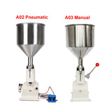 A02 A03 Pneumatic Liquid Paste 5~50ml Manual Nail Polish Shampoo Filg hine for Cream Cosmetic Oil Filler