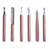Fashion Manicure Pedicure Set with Case Nails Clipper Kit Stainless Steel Travel Home Nail Care Tools 11pcs