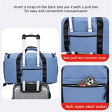 Sport Gym Bags Women Men Oxford Large Capacity Fiess Training Bag with Shoe Compartment Lage Handbags