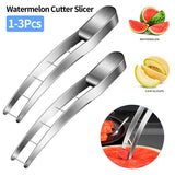 1-3Pcs 304 Stainless Steel Cube Artifact Fruit Knives Melon Cutter Slicer Watermelon Digger for Kitchen Gadget