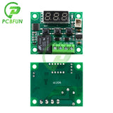 W1209 RGB light DC 12V heat cool temp thermostat control switch temperature controller thermometer thermo
