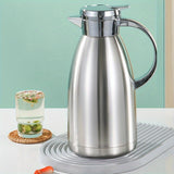 1PC 2.3L 304 Stainless Steel Thermal Pot Thermal Carafes Water Kettle European Style Home Insulation Kettle Vacuum Kettle