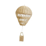 Rattan Hot Air Balloon Backdrop Wall Decor for Office Wedding Party