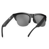 Black Sports Stereo Wireless 5.3 Smart Glasses Headset Telephone Driving Sunglasses / Mp3 Sunglasses Light Weight