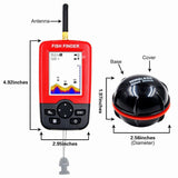 Smart Portable Depth Fish Finder with 100M Wireless Sonar Sensor Echo Sounder LCD Fishfinder Lake Sea Fishing Saltwater