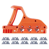 ABS Plasterboard Chamfering Wood Edges Trimming Tool Tilt Angle Ceiling Decorative Planer with Stainless Steel Blade