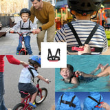 Portable Kids Ski Harness Breathable Children Learning Bicycle Swimming Snowboard Roller Skating Shoulder Strap