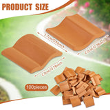Building Set Miniature Roof Tiles Dollhouse Shingles Fake Tile Model Landscape