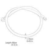 Scuba Diving Low Pressure LP Gear Replacement Accessory Nylon Braided Hose Water Sports Diver Dive Regulator