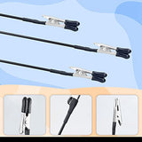 45PCS Alligator Clip Sticks Model Painting And 1PCS Cleaning Brush Airbrush Spraying For DIY Card Photo Memo