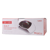 Multifunctional YT-008 Fast Drying Sun Nail Lamp with 3 Timer Modes 128 W High-power Nail Polish Uv Gel Led Lamp
