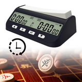 with Basic Bonus Delay and Positive Time Features Timer Portable Digital Chess Clock for Board Games
