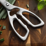 Scissors One Piece 3Cr13 Stainless Forged Steel Powerful Multi-Function Chicken Bone Kitchen Shears