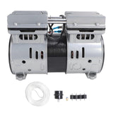 Pond Lake Aerator System Kit Oil Free Compressor Air Pump with Timer Connector 30 Meter Hose 550W+80
