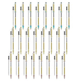 30 Pcs Slimline Pen Kit Wood Turning Twist Pen Kit with Refill Lathe Turning Supplies for DIY Making C