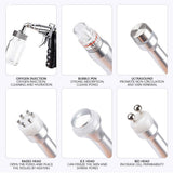 6 in 1 Small Bubble Water Oxygen Spray Beauty Instrument Hydrating Facial Beauty Machine
