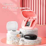 JS36 Wireless Bluetooth Headphones Waterproof Earphones 5.3 Earbuds Tws Headset with Digital Display Mic Charging Case for Phone