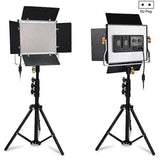 (EU Plug) VLOGLITE W660S For Video Film Recording 3200-6500K Lighting LED Video Light with Tripod