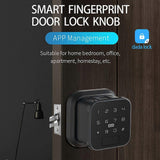 Smart Lock Fingerprint Lock Door Lock Keypad Door Lock with Handle Fingerprint Electronic Deadbolt Door Lock Smart Door Lock Compatible with DADA Loc