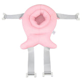 Baby Bath Support Cushion Quick Drying 3 Way Buckle Lightweight Safety Shower Support Pad for Newborn Infant Pink