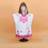Toddler Bath Towel Cute Soft Hooded Absorbent Quick Dry Cotton Unisex Kids Hooded Towel for Home Pink Fairy 60x120cm