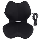 Heated Cushion Backrest Integrated Chair Lumbar Support Pillow 3 Heat Levels Lumbar Pillow with Memory Foam Pad Back Support Pillow for Winter