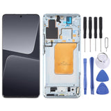 (Blue) For Xiaomi 13 Pro COMPATIBLE AMOLED Material LCD Screen Digitizer Full Assembly with Frame