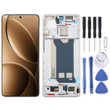 (Silver) For Xiaomi Redmi K80 AMOLED COMPATIBLE LCD Screen Digitizer Full Assembly with Frame