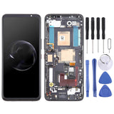 For Asus ROG Phone 7 / 7 Ultimate AMOLED COMPATIBLE LCD Screen Digitizer Full Assembly with Frame(Black)
