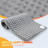 Pad-Electric Heating Pads Back Neck Abdomen Heated Shoulder Knee Hot Pad for Arms Legs Dry Moist Head